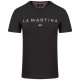 La Martina Μαύρο T-shirt C Neck - 3LMMBR007