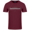 La Martina Μπορντό T-shirt C Neck - 3LMMBR008