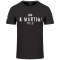 La Martina Μαύρο T-shirt C Neck - 3LMMBR322