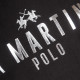 La Martina Μαύρο T-shirt C Neck - 3LMMBR322