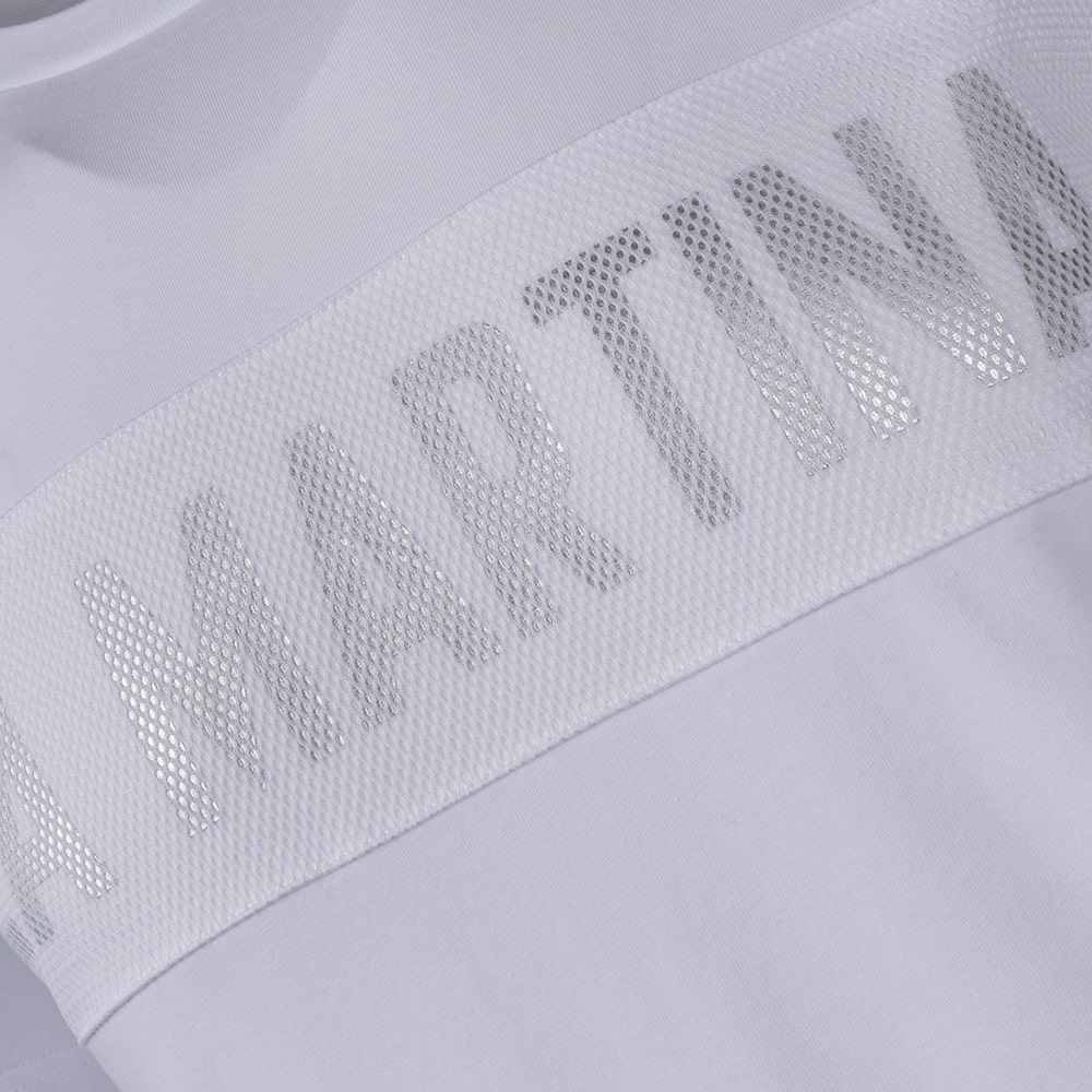 La Martina Λευκό T-shirt C Neck - 3LMYMR305