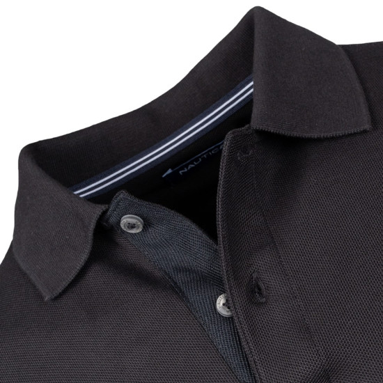 Nautica Μαύρο Μακρυμάνικο polo - 3NC47104K