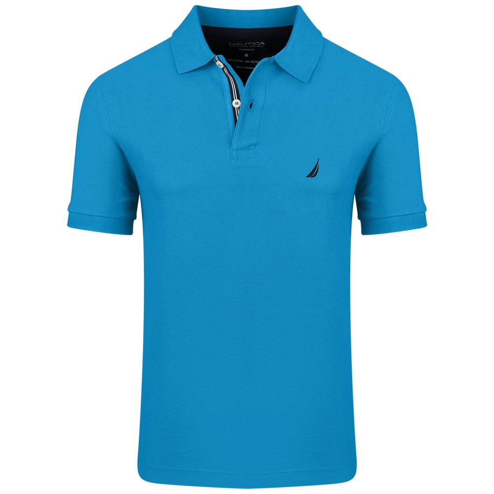 Nautica Γαλάζιο Κοντομάνικο polo - 3NCK17000
