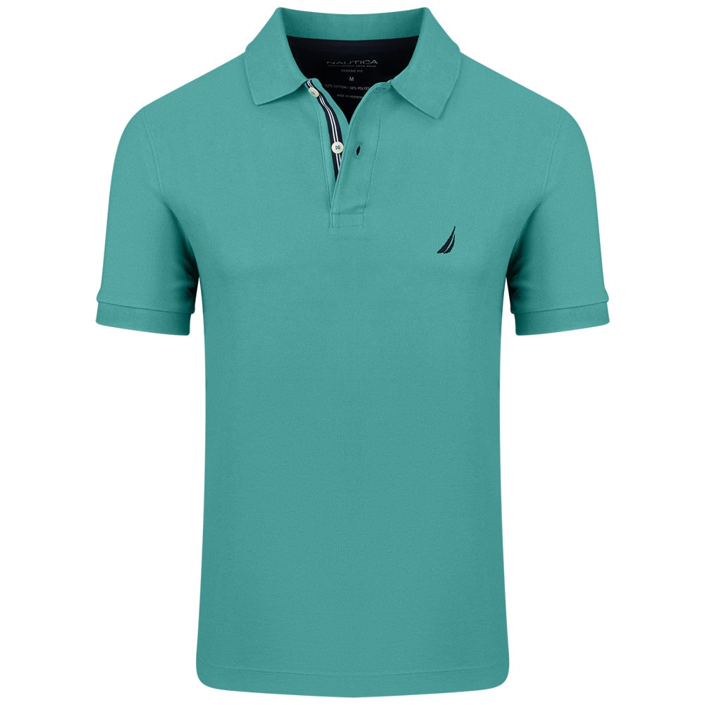 Nautica Τιρκουάζ Κοντομάνικο polo - 3NCK17000