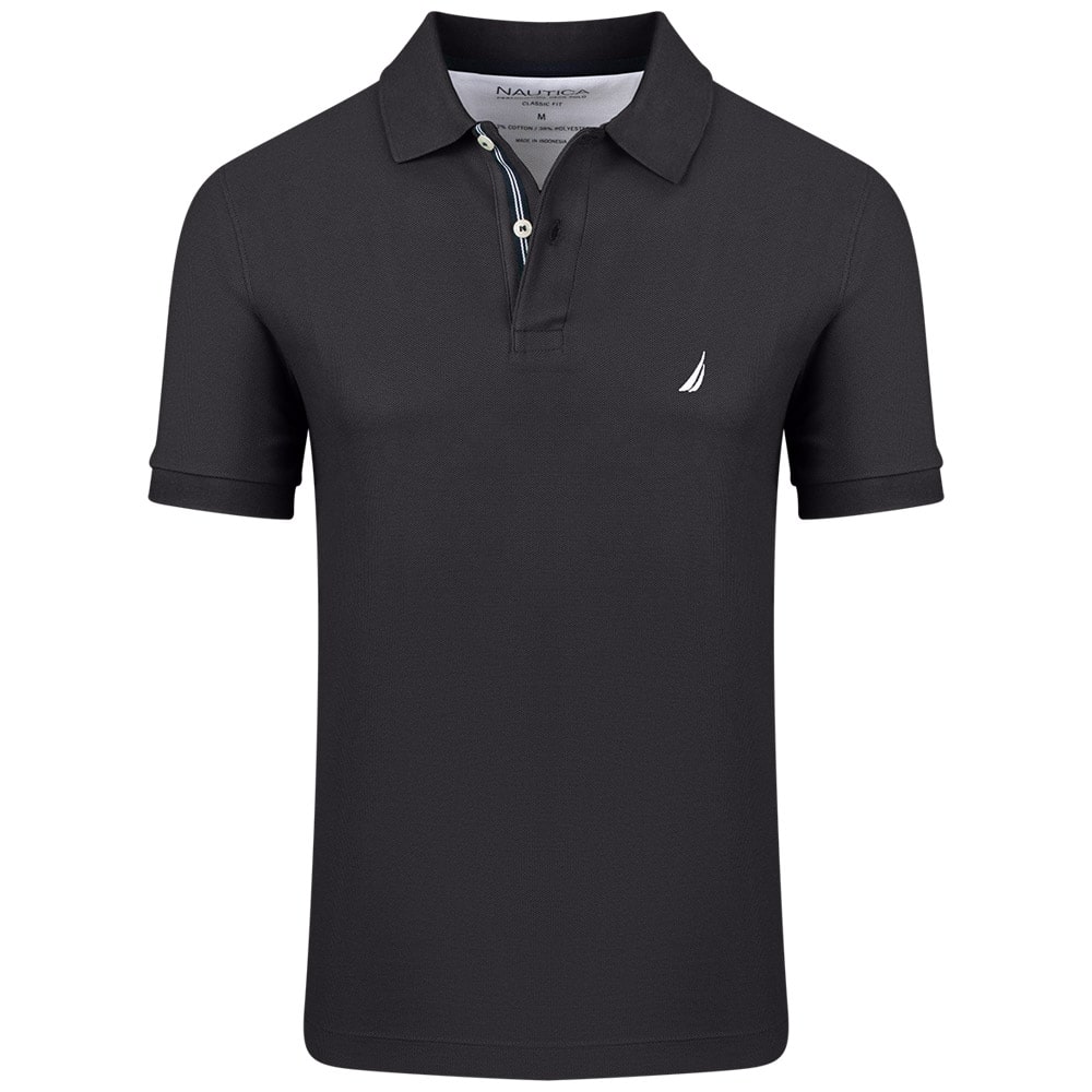NAUTICA Μαύρο Κοντομάνικο polo - 3NCK41050