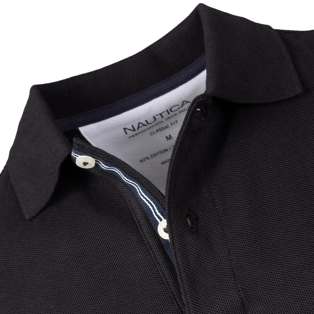 NAUTICA Μαύρο Κοντομάνικο polo - 3NCK41050