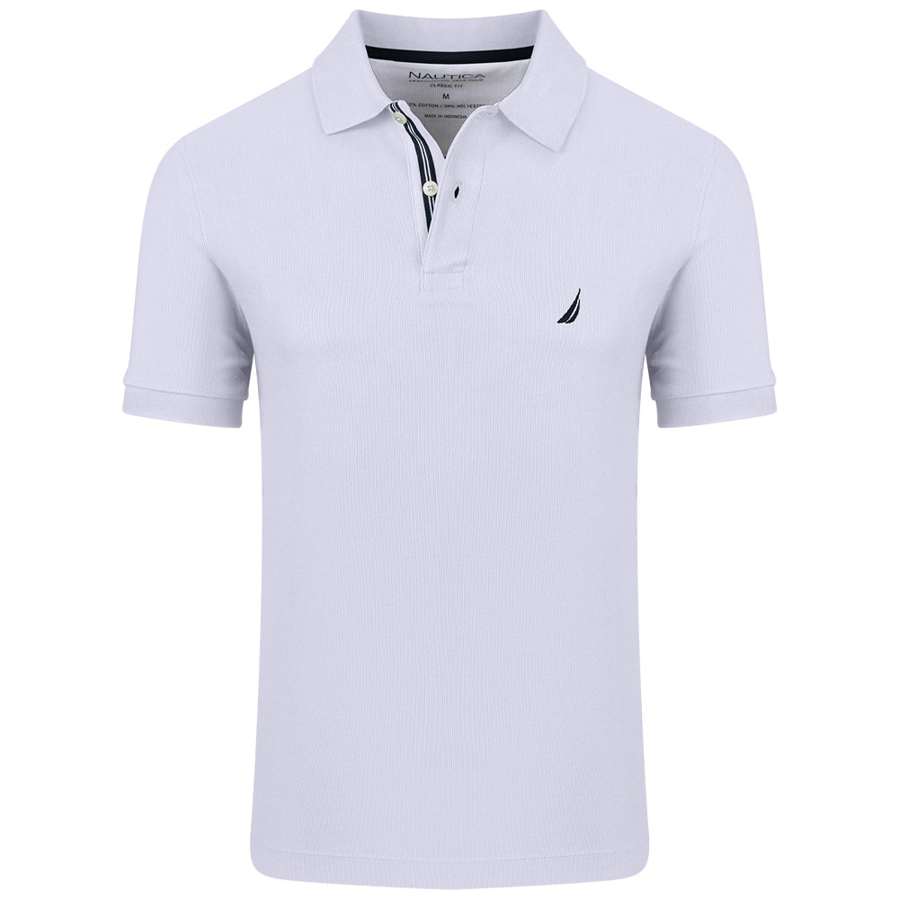 NAUTICA Λευκό Κοντομάνικο polo - 3NCK41050