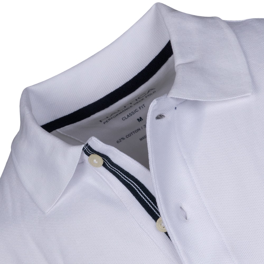NAUTICA Λευκό Κοντομάνικο polo - 3NCK41050
