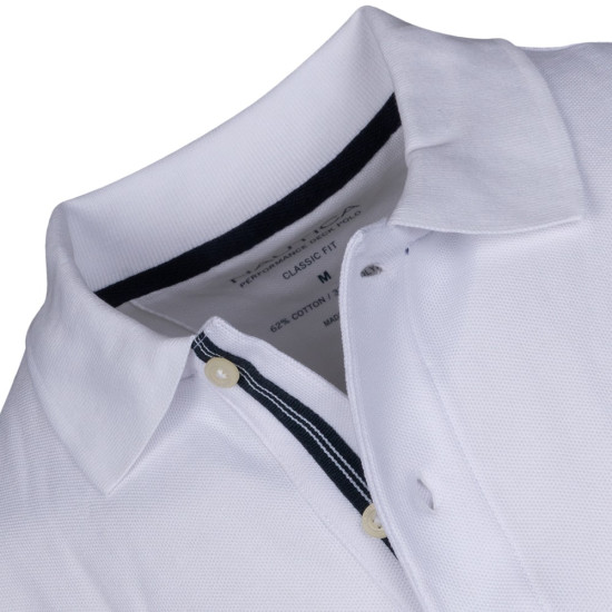 NAUTICA Λευκό Κοντομάνικο polo - 3NCK41050