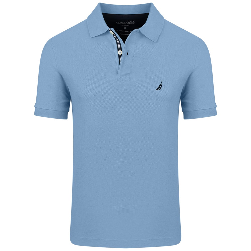 NAUTICA Γαλάζιο Κοντομάνικο polo - 3NCK41050