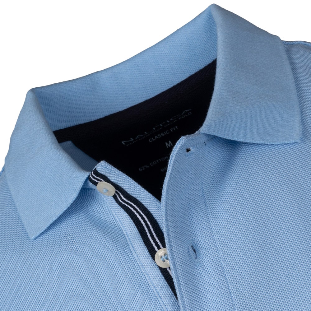 NAUTICA Γαλάζιο Κοντομάνικο polo - 3NCK41050