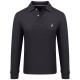 Nautica Μαύρο Μακρυμάνικο polo - 3NCK47104