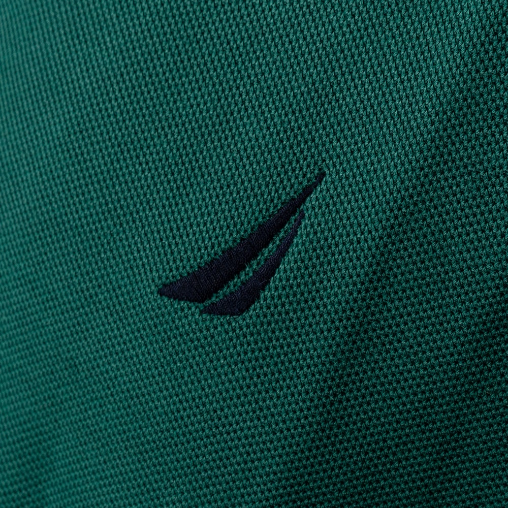 Nautica Πράσινο Μακρυμάνικο polo - 3NCK47104