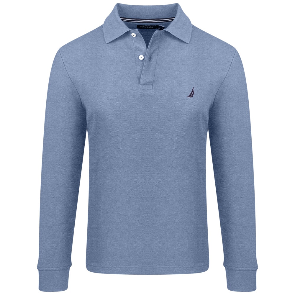 Nautica Γαλάζιο Μακρυμάνικο polo - 3NCK47104