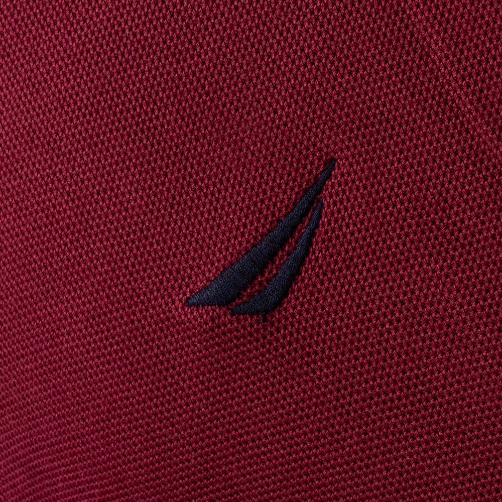 Nautica Μπορντό Μακρυμάνικο polo - 3NCK47104