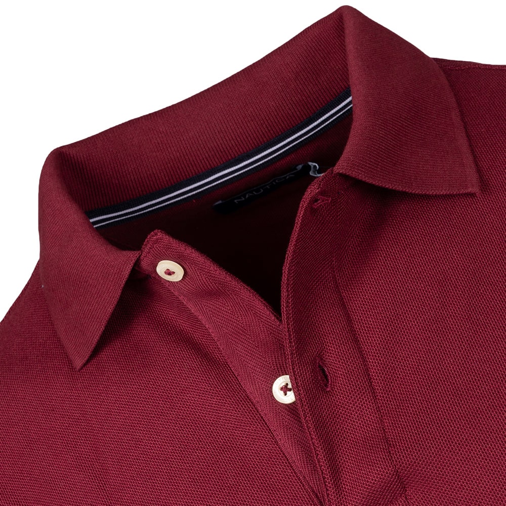 Nautica Μπορντό Μακρυμάνικο polo - 3NCK47104
