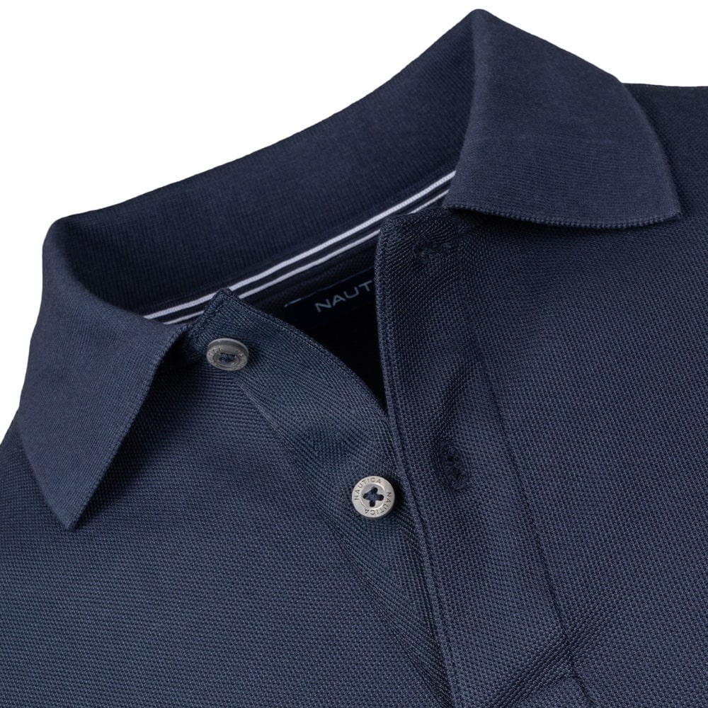 Nautica Μπλε Μακρυμάνικο polo - 3NCK47104
