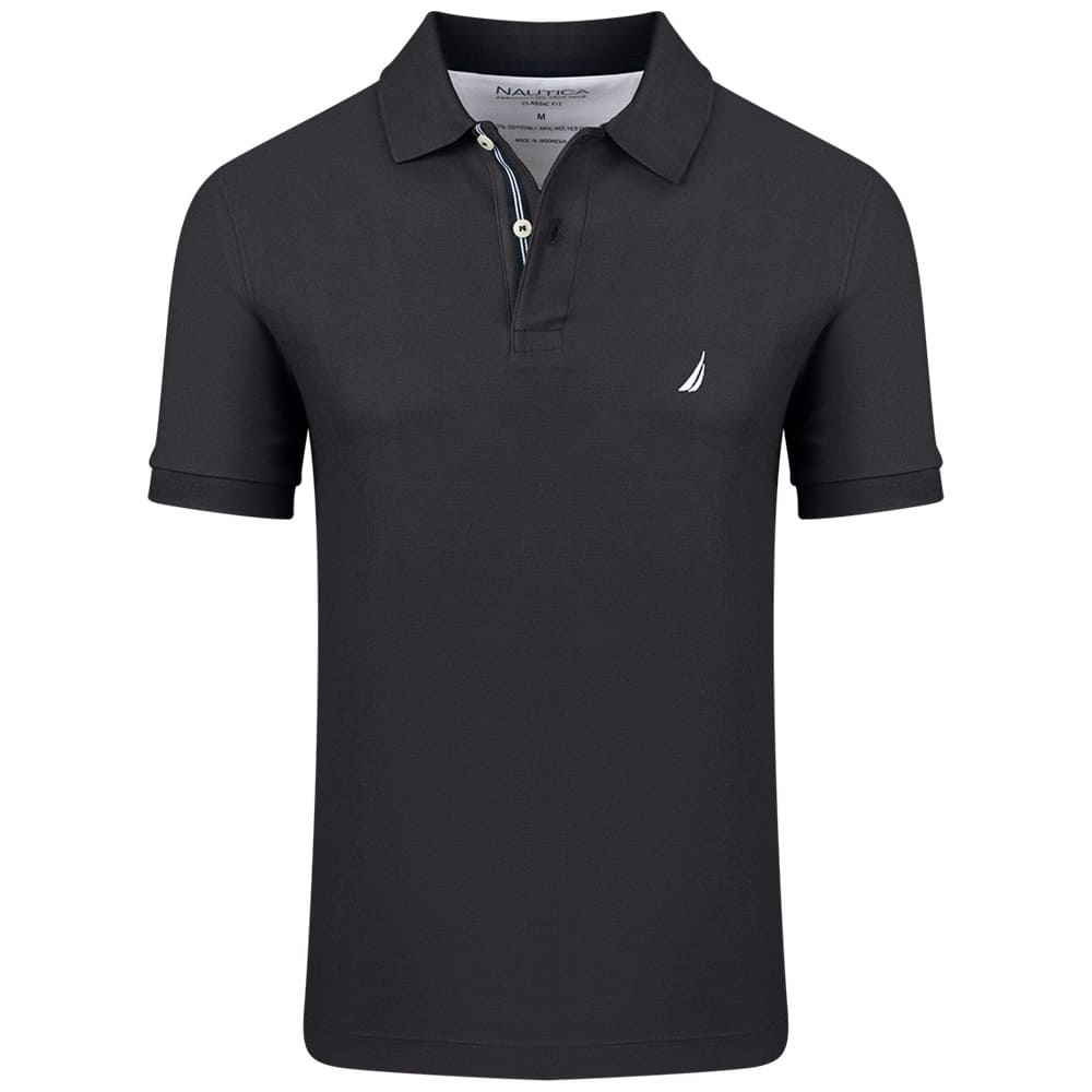 Nautica Μαύρο Κοντομάνικο polo - 3NCN1CR0110