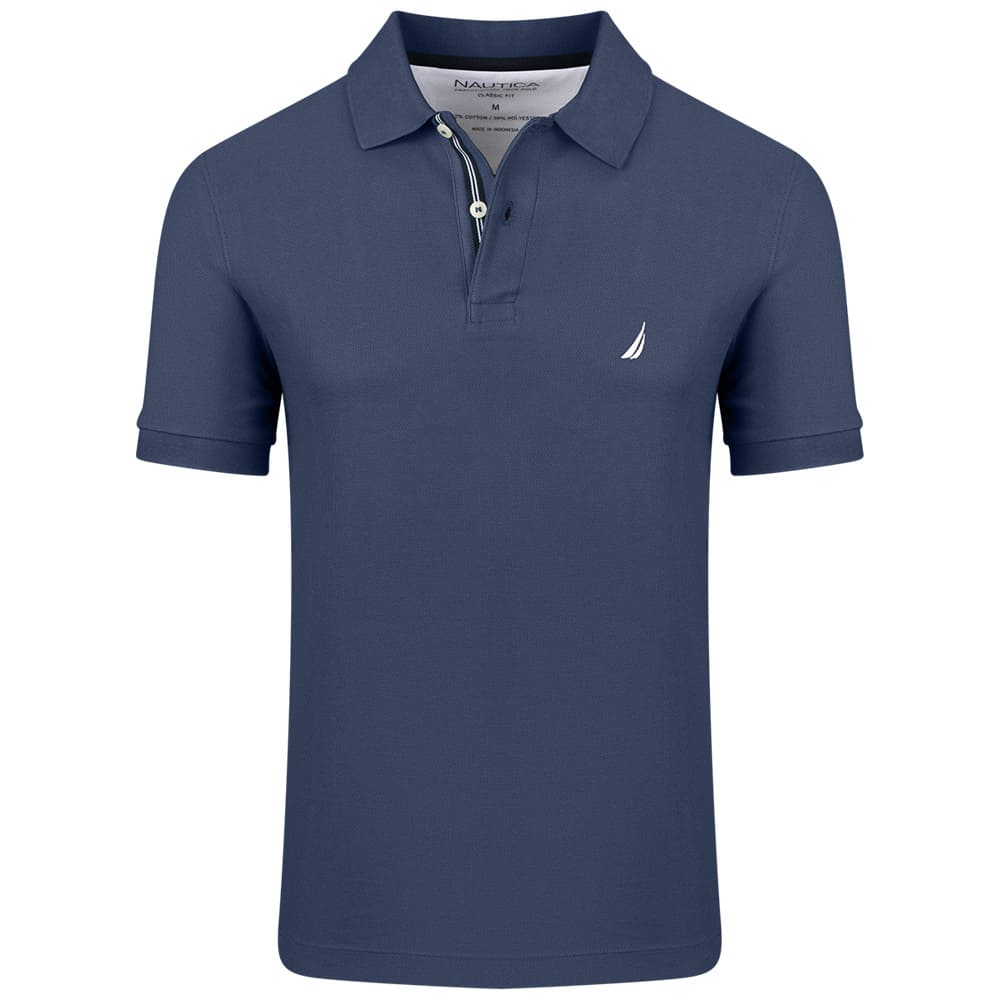 Nautica Μπλε Κοντομάνικο polo - 3NCN1CR0110
