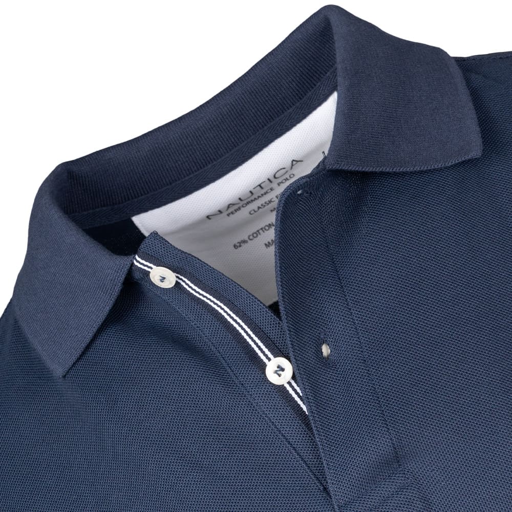 Nautica Μπλε Κοντομάνικο polo - 3NCN1CR0110