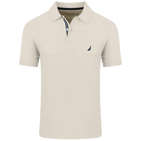 Nautica Εκρού Κοντομάνικο polo - 3NCN1CR0110