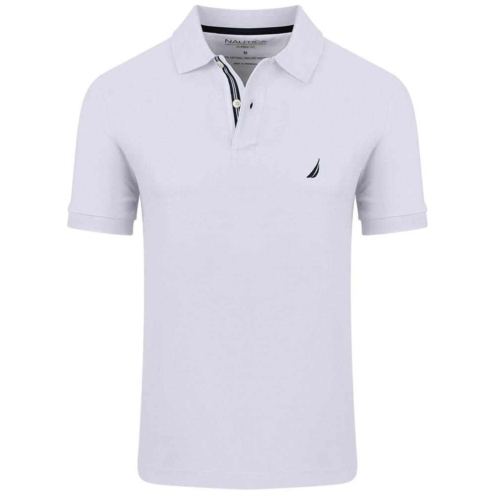 Nautica Λευκό Κοντομάνικο polo - 3NCN1CR0110