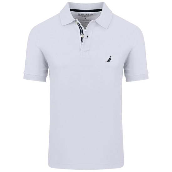 Nautica Λευκό Κοντομάνικο polo - 3NCN1CR0110