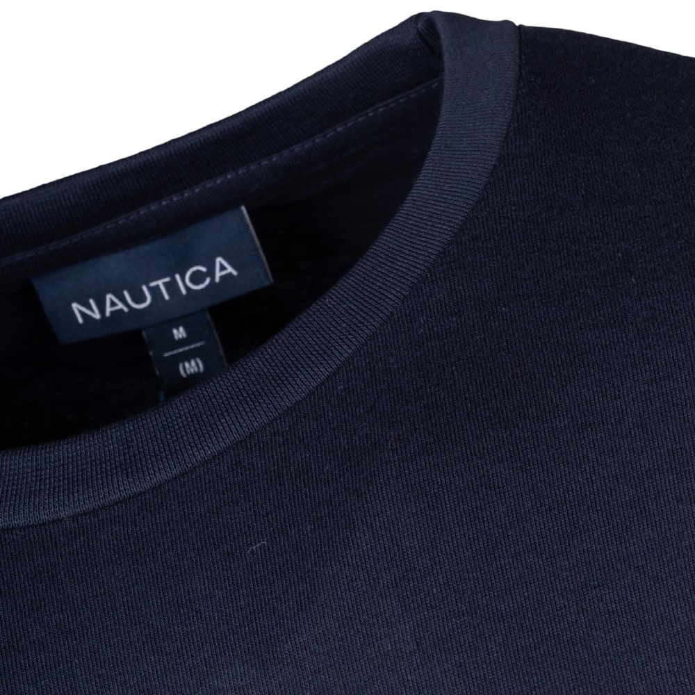 Nautica Μπλε Μπλούζα C Neck - 3NCN1T04094