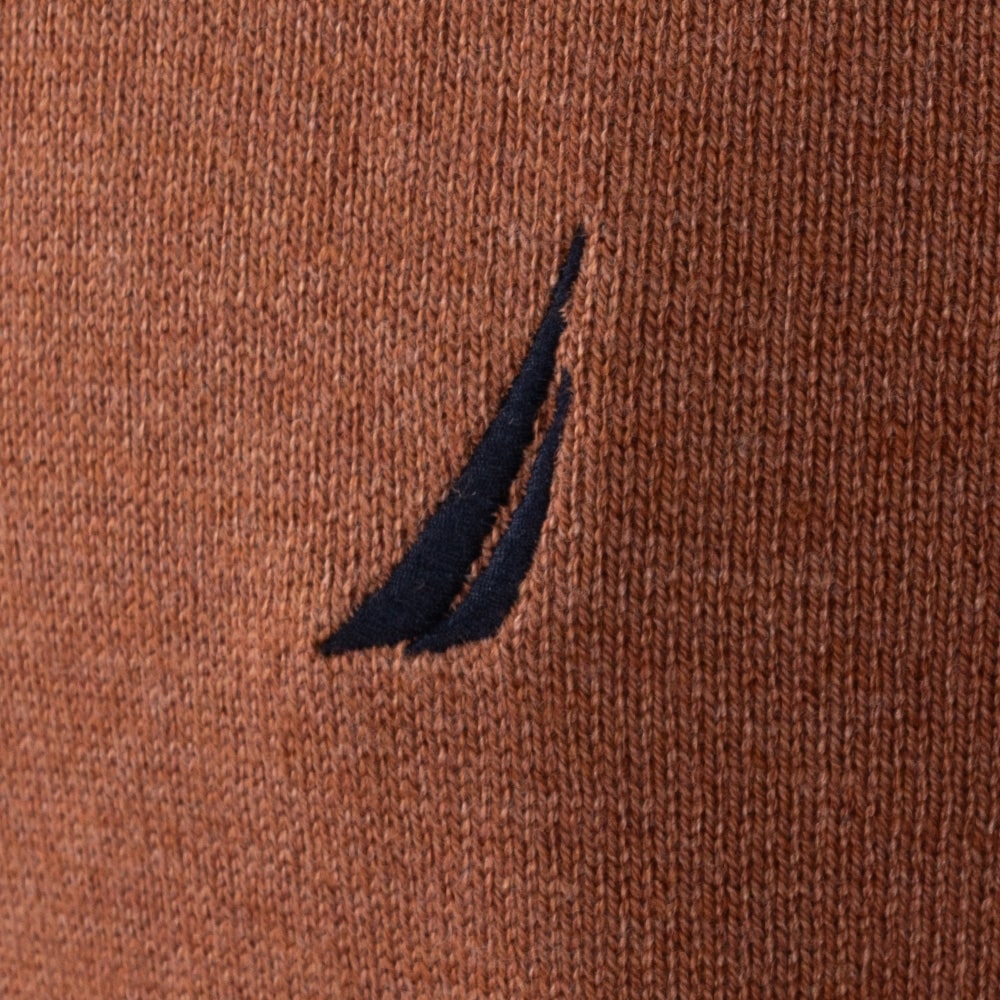 Nautica Μπεζ Πουλόβερ Half Zip - 3NCS47100