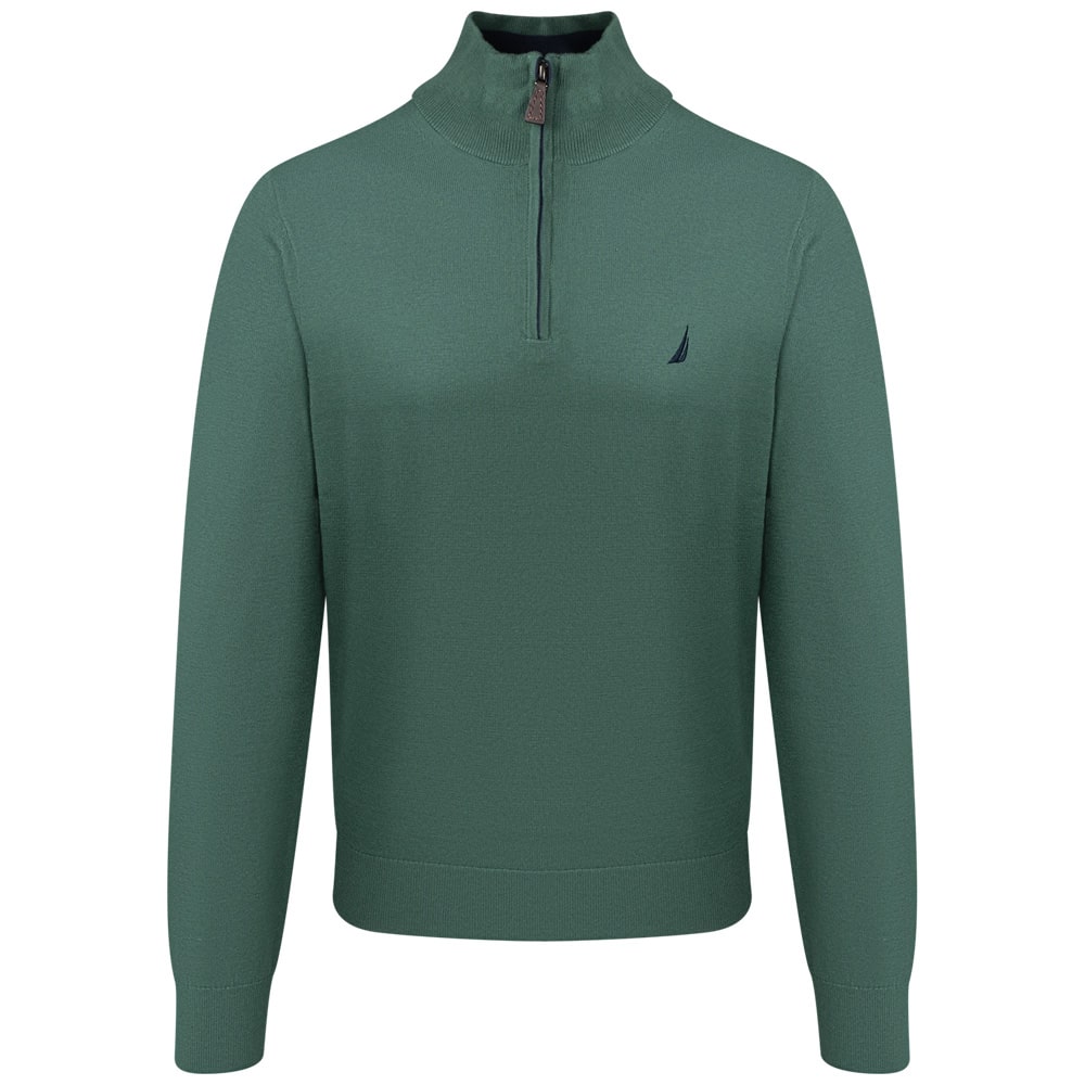 Nautica Πράσινο Πουλόβερ Half Zip - 3NCS47100
