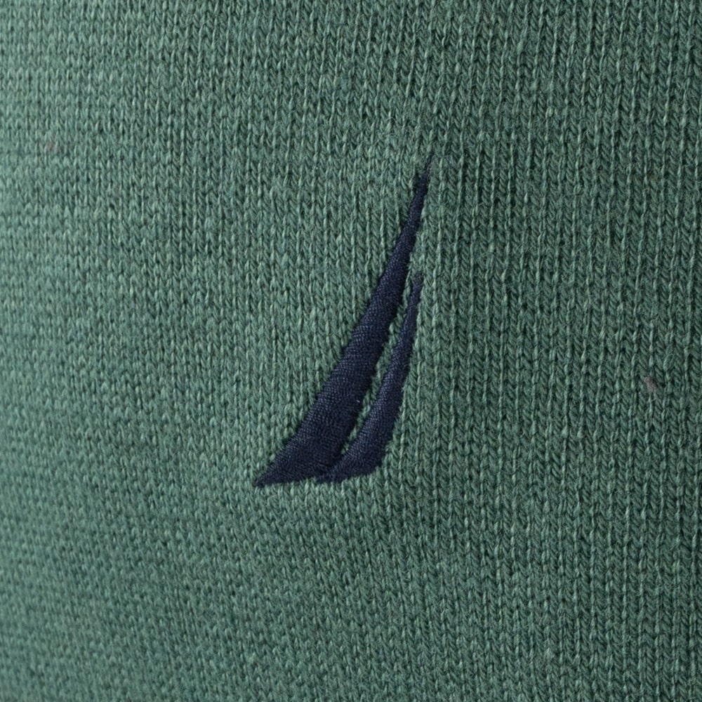 Nautica Πράσινο Πουλόβερ Half Zip - 3NCS47100