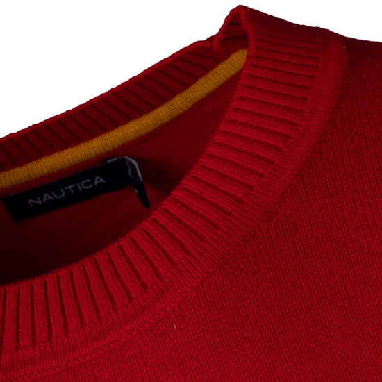 Nautica Κόκκινο Πουλόβερ C Neck - 3NCS47105