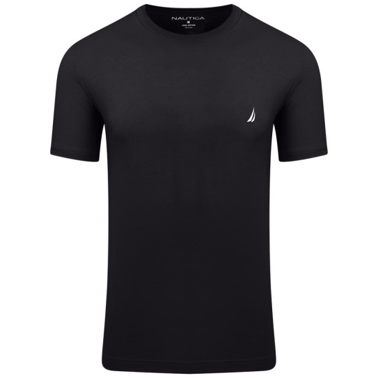 Nautica Μαύρο T-shirt C Neck - 3NCVR8100