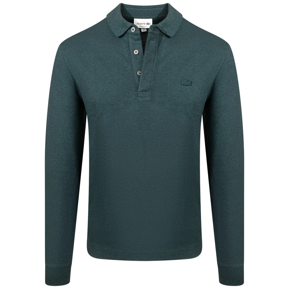 Lacoste Πράσινο Μακρυμάνικο polo - 3PH2481