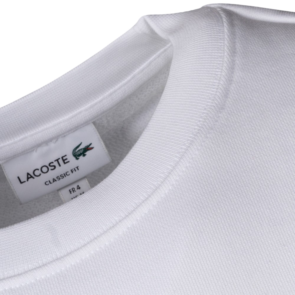 Lacoste Λευκό Φούτερ C Neck - 3SH1281