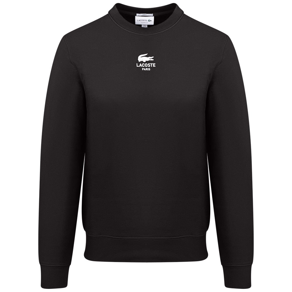 Lacoste Μαύρο Φούτερ C Neck - 3SH2736