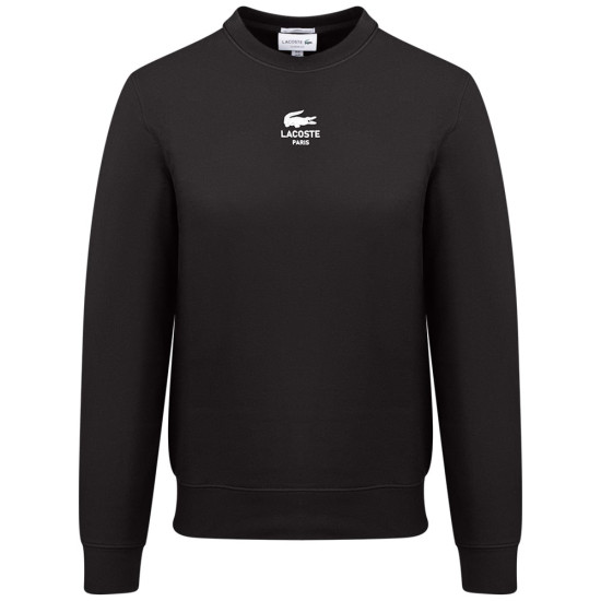 Lacoste Μαύρο Φούτερ C Neck - 3SH2736