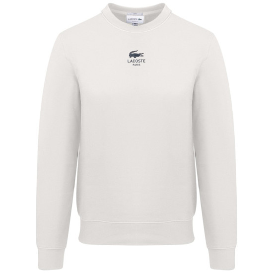 Lacoste Εκρού Φούτερ C Neck - 3SH2736