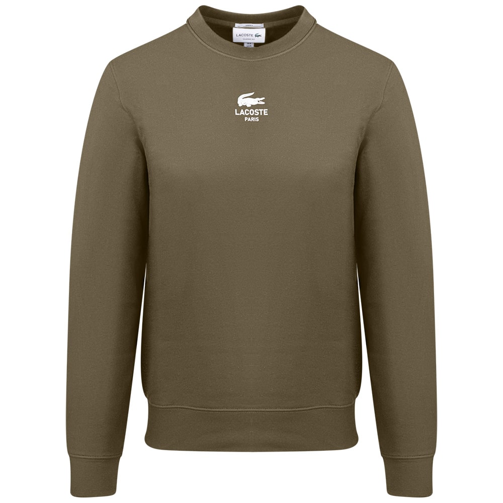 Lacoste Λαδί Φούτερ C Neck - 3SH2736