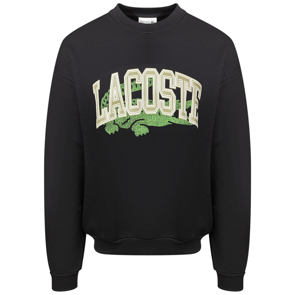 Lacoste Μαύρο  Φούτερ C Neck - 3SH2850