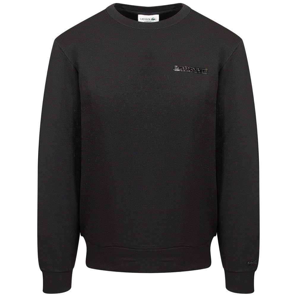 Lacoste Μαύρο Φούτερ C Neck - 3SH2858