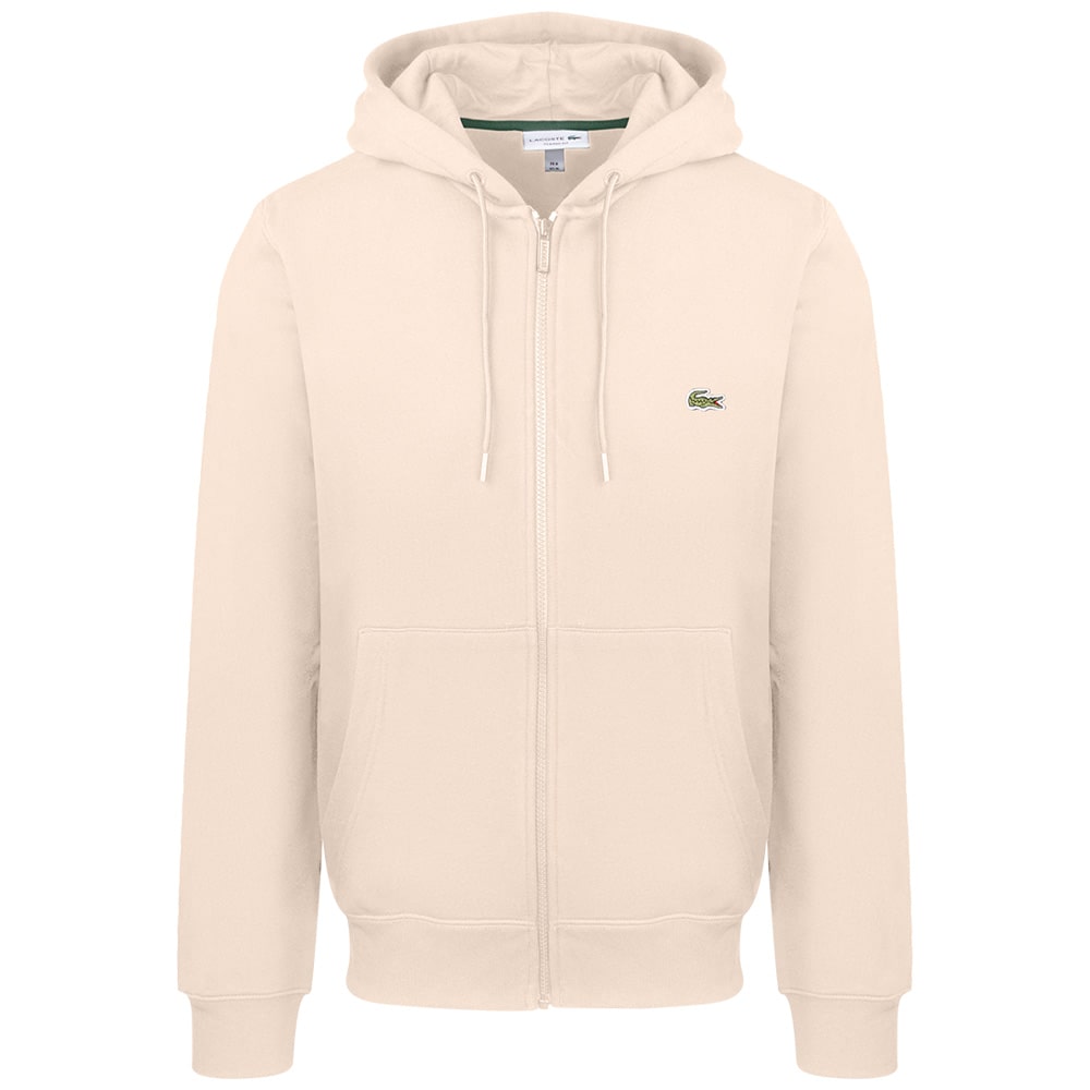Lacoste Εκρού Ζακέτα Hoodie - 3SH9626