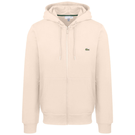 Lacoste Εκρού Ζακέτα Hoodie - 3SH9626