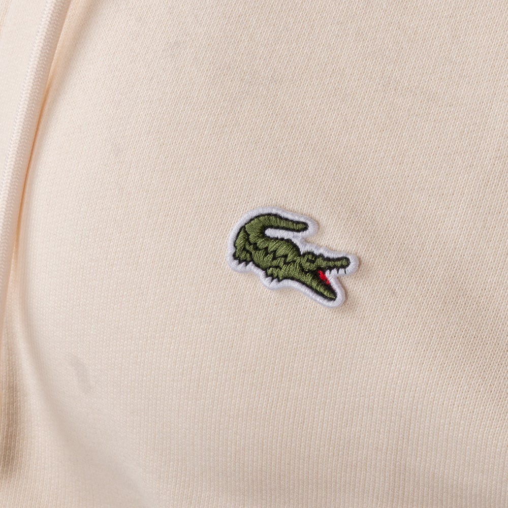 Lacoste Εκρού Ζακέτα Hoodie - 3SH9626