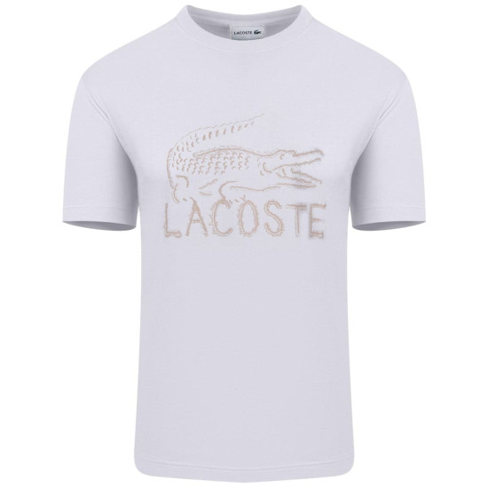 Lacoste Λευκό T-shirt C Neck - 3TH1427