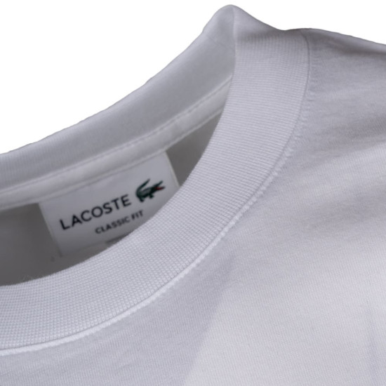 Lacoste Λευκό T-shirt C Neck - 3TH1427