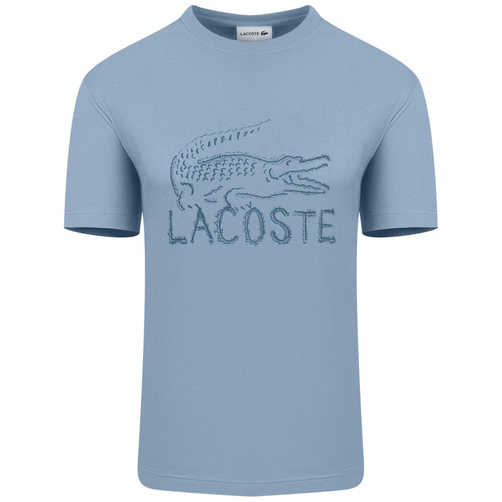 Lacoste Γαλάζιο T-shirt C Neck - 3TH1427