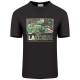 Lacoste Μαύρο T-shirt C Neck - 3TH1446