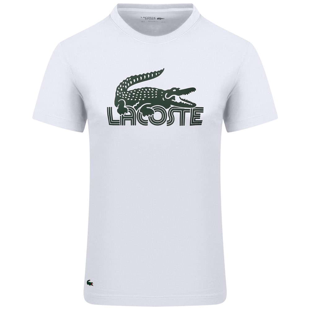 Lacoste Λευκό T-shirt C Neck - 3TH2508