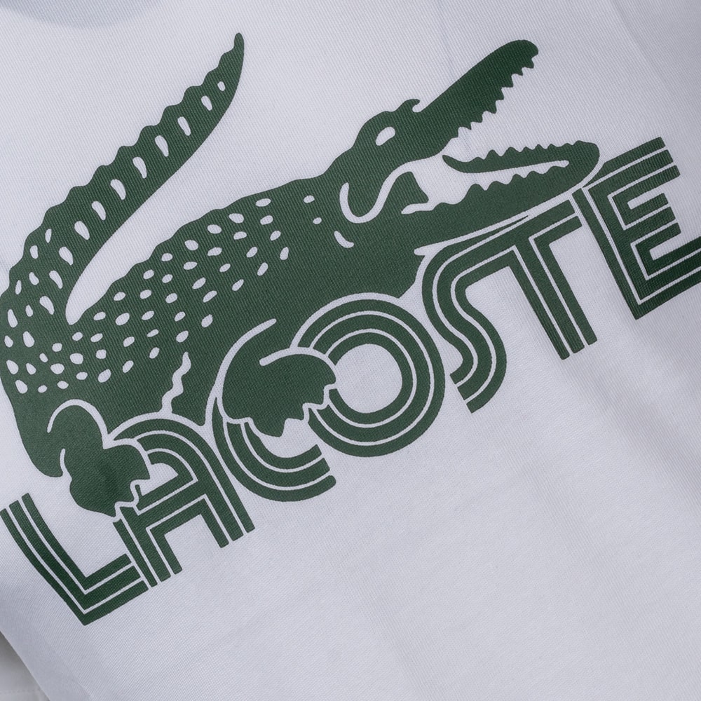 Lacoste Λευκό T-shirt C Neck - 3TH2508